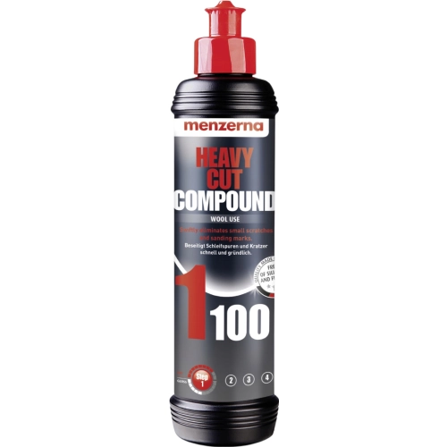 MENZERNA HEAVY CUT 1100 250ml mocno tnąca pasta polerska na futro